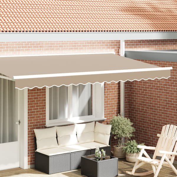 Markiskappa Ersättning Beige 4 m Polyester