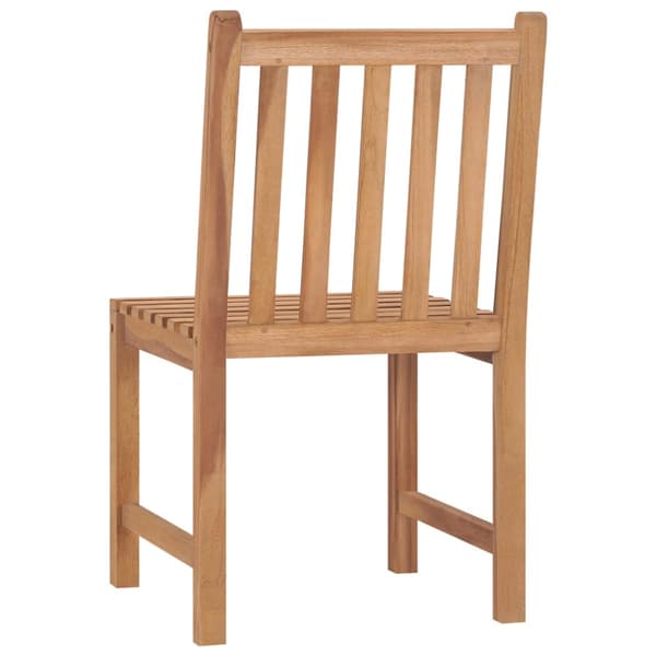 Trädgårdsstolar 4 st massiv teak