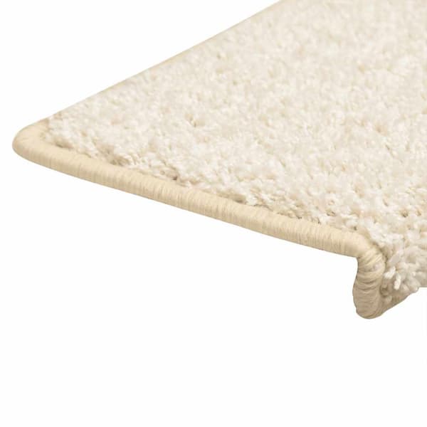 Trappmattor 30 st 65x21x4 cm vita rektangulära kanter