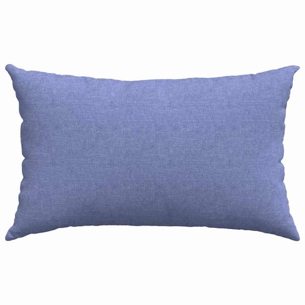 Sofakuddar 2 pcs Jeansblå 50 x 30 cm tyg