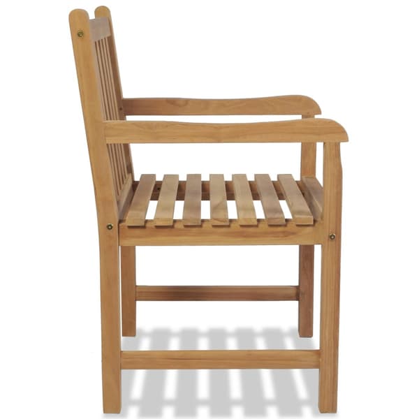 Trädgårdsstolar 2 st massiv teak