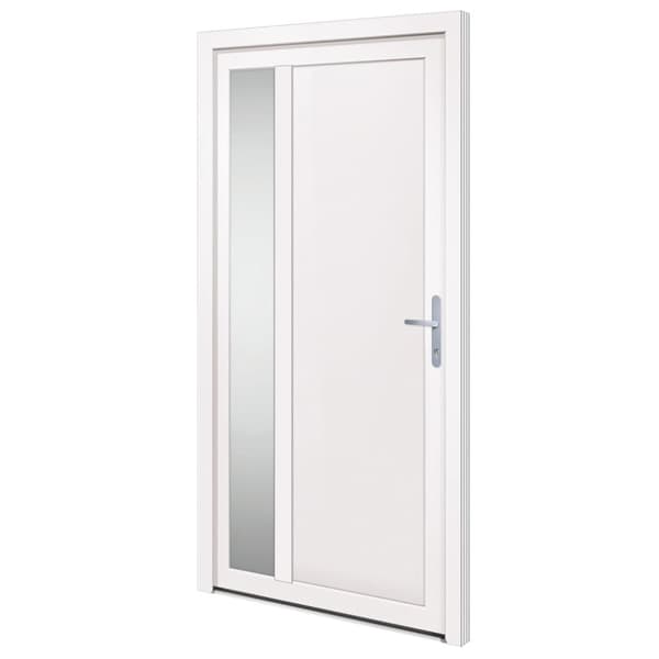 Ytterdörr vit 108x208 cm PVC