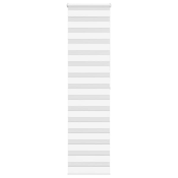 Rullgardin zebra vit 60x200 cm tyg bredd 55,9 cm polyester