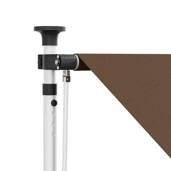 Manuell Utdragbar Markis Taupe 350 cm