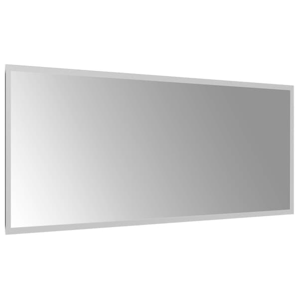 LED Badrumsspegel Transparent 100 x 40 cm härdat glas