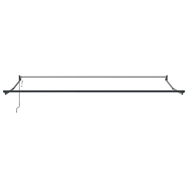 Utfällbar markis Beige 400 × 300 cm Polyester och aluminium