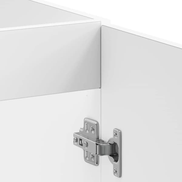 Diskbänk underskåp högglans vit 80x46x81,5 cm konstruerat trä