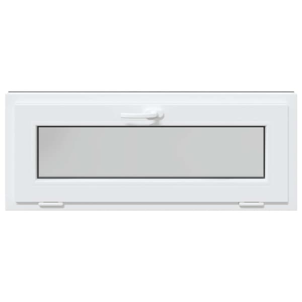 Källarfönster RISOR 100 x 40 cm PVC och glas Antracit