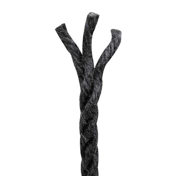 Jutegarn 4 Svart 100% Tossa jute