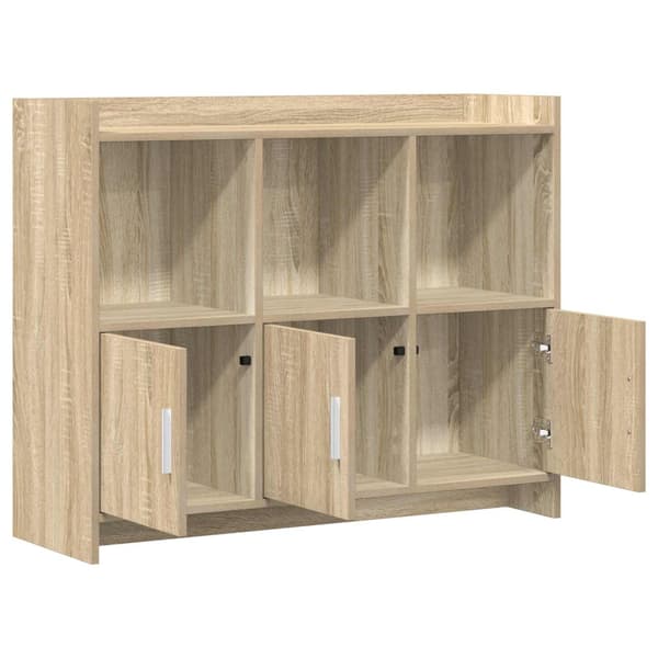 Sideboard Sonoma-ek 98,5 x 33 x 80 cm Konstruerat trä