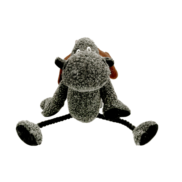 Hundleksak Älg med pip Grå 50cm