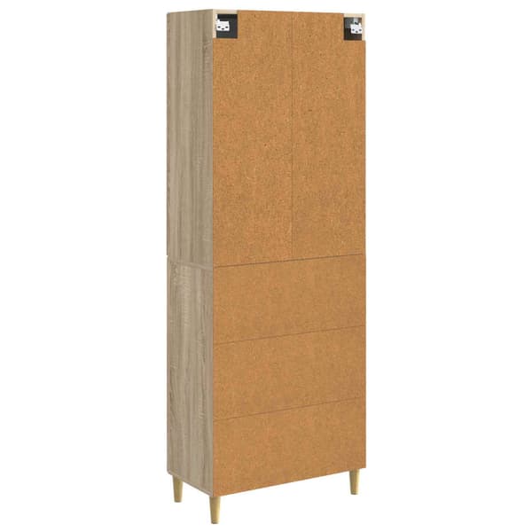 Skåpset 2 pcs Sonoma-ek Konstruerat trä