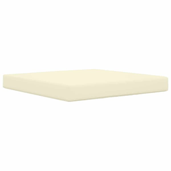 Utomhus Soffa Kudde Kräm 80 x 80 x 8 cm Polyester