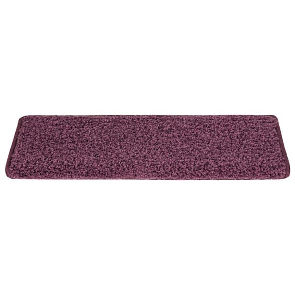 Trappmattor 30 st 65x21x4 cm mörklila rektangulär kant