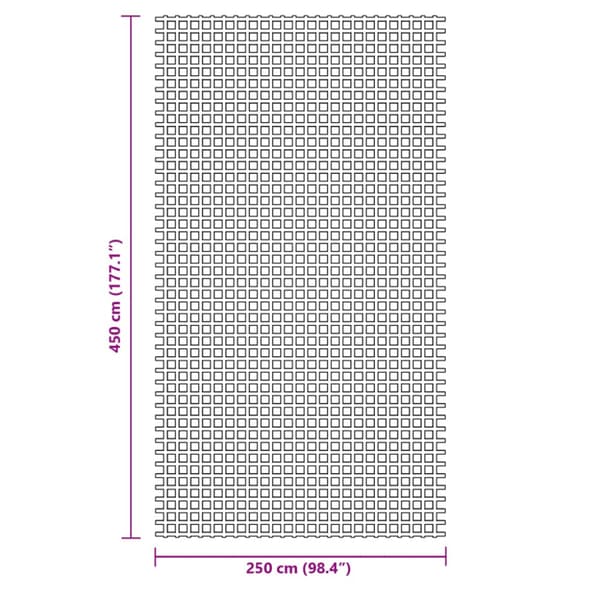 Tältmatta blå 4,5x2,5 m