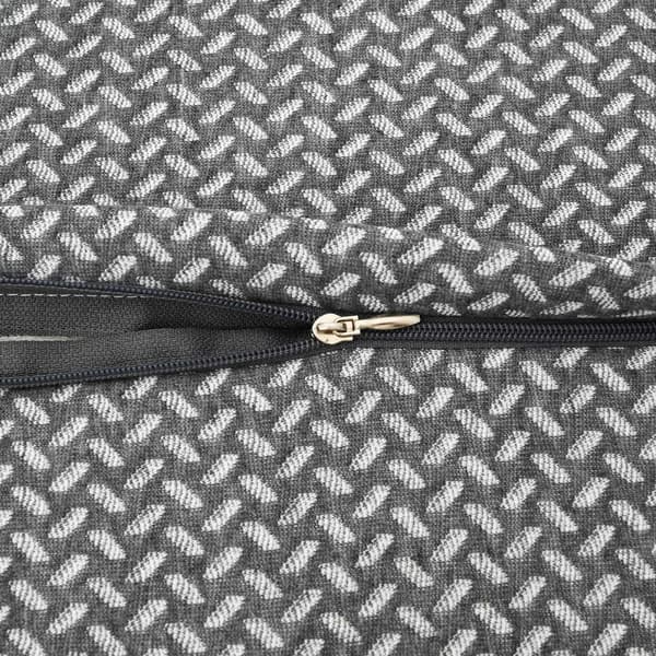 Kudde med kudde Grå 60 x 34 x 11 cm Polyester