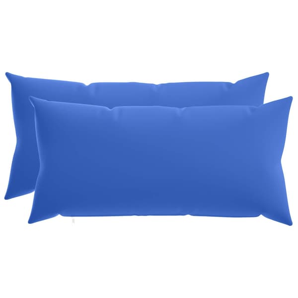 Kuddöverdrag 2 st HEERLEN Kungsblå 40 x 70 cm Polyester