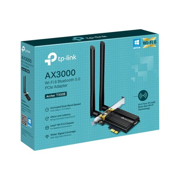 TP-Link Archer TX50E - nätverksadapter - PCI Express x1