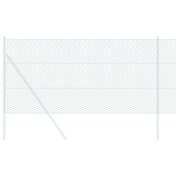 Hexagonstängsel Grön 1 x 10 m PVC