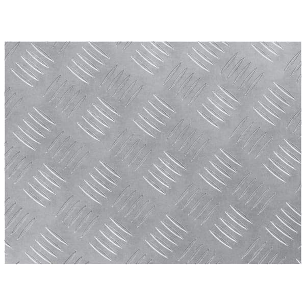 Trappsteg Rektangulär 4 pcs Silver 40 x 30 cm Aluminium