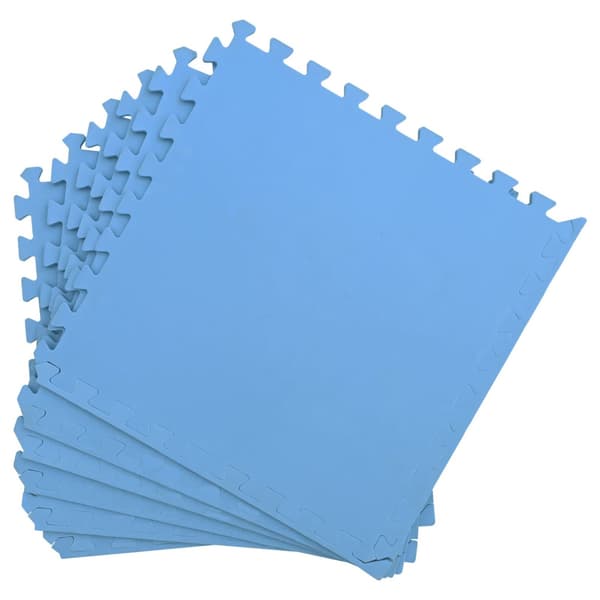 Golvmatta 40 pcs Blå 14,4 m² EVA-skum