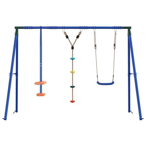 Utegunga set Flerfärgsdesign Stål och PE