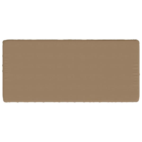 2-delade Bänk Kuddar VUGHT 2 st 100% Polyester Taupe