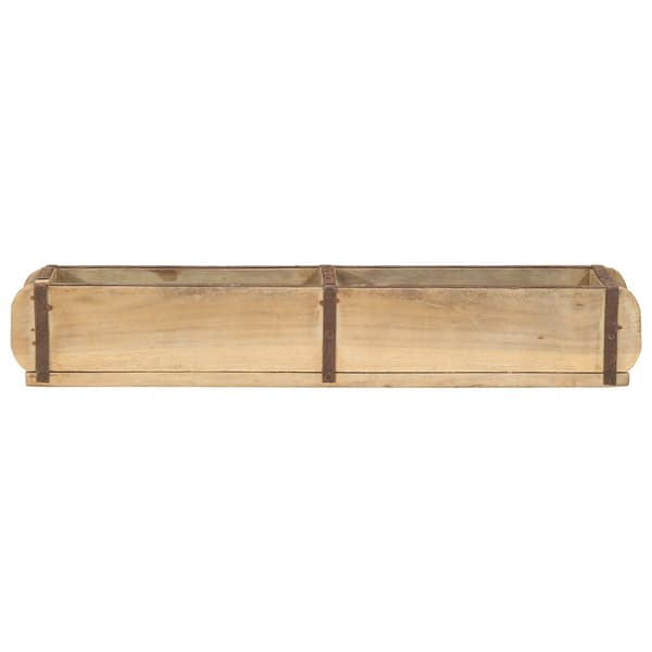 Bricka 4 pcs Brun 57 x 15 x 9 cm Solid återvunnen trä