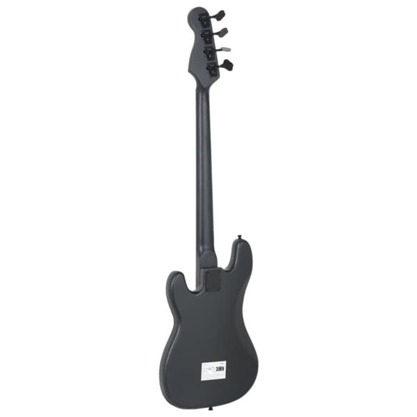 Elektrisk basgitarr för nybörjare med väska svart 4/4 46"
