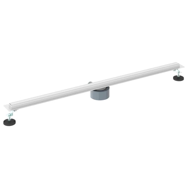 360° Duschavlopp med smal modell Silver 100 cm