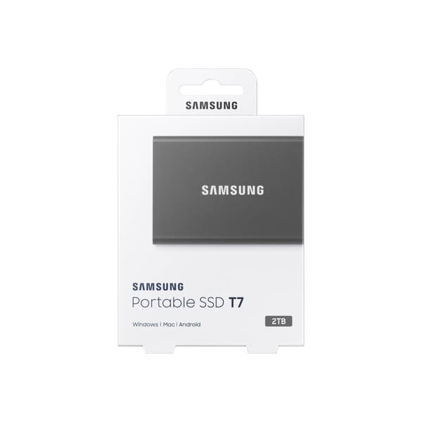 Samsung T7 MU-PC2T0T - SSD - 2 TB - USB 3.2 Gen 2