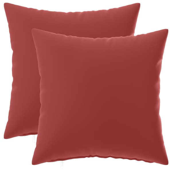 Kuddöverdrag 2 st HEERLEN Vinröd 30 x 30 cm Polyester
