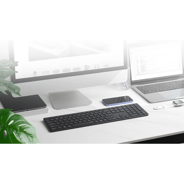 Keyboard E9800M Wireless Multi-Mode Dark Grey