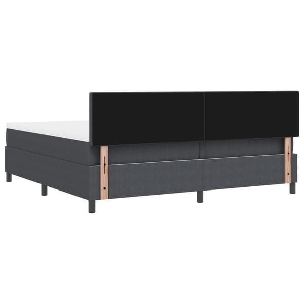 Bäddfjäder Mörkgrå och vit 200 x 200 cm Kordread tyg