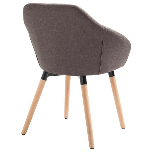 Matstolar 4 st taupe tyg