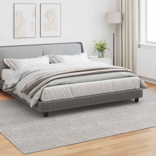 Områdesmattor LUGO Krämfärgad och grå 240 x 340 cm Polyester