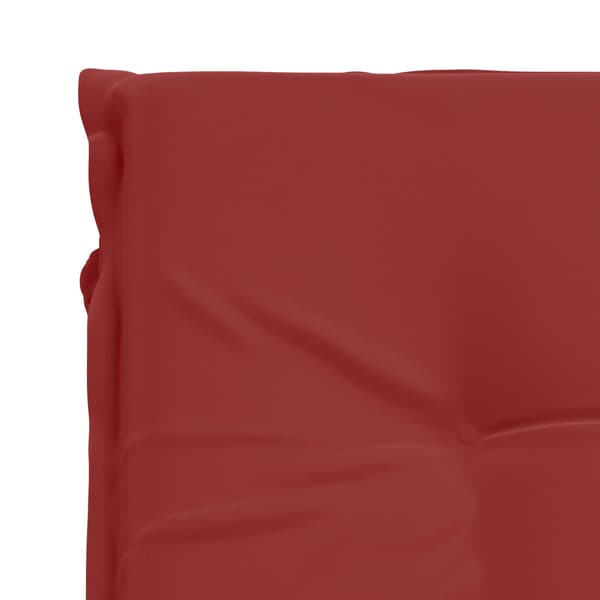 Solstol Kudde GEMERT 100% Polyester Vinröd 190 x 80 x 9 cm