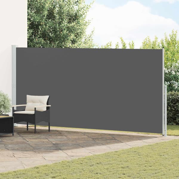 Utfällbar sidomarkis 220 x 500 cm 100% polyester, järn, stål