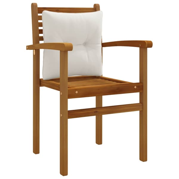 Ryggkudde PUTTEN 100% Polyester Vit 40 x 40 x 10 cm