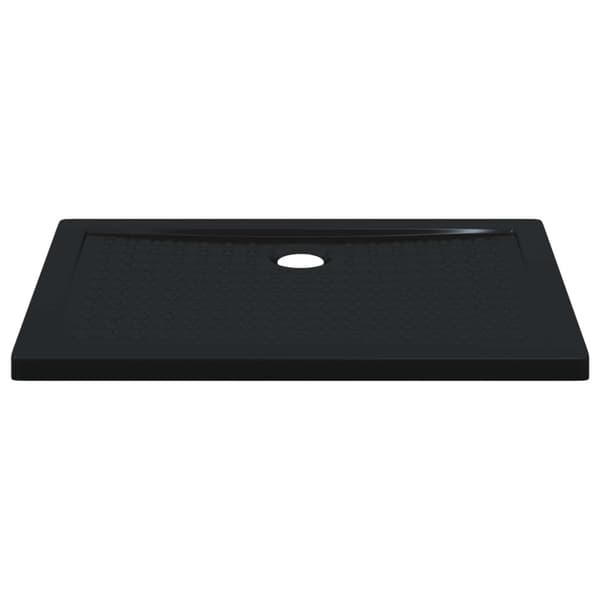 Duschbas Tray med Prickar 100 x 70 x 4 cm ABS Svart