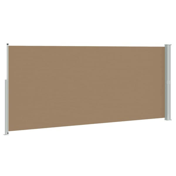 Utfällbar sidomarkis Taupe 300 x 220 cm Polyester