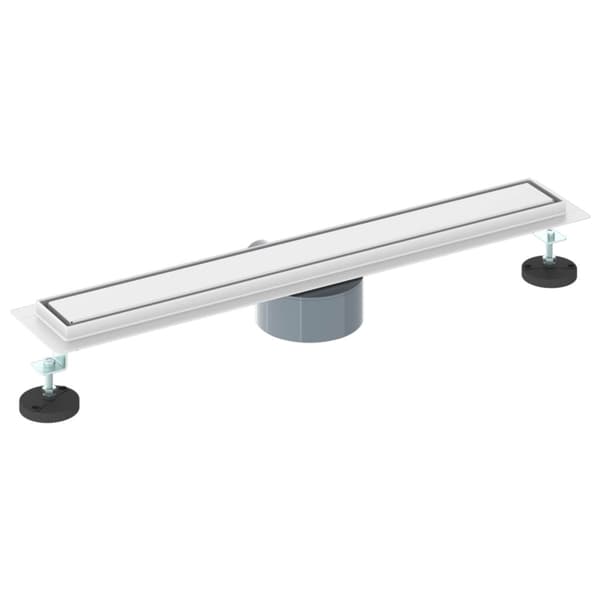 Duschavlopp 2-i-1 med 360° Siphon Silver 60 cm