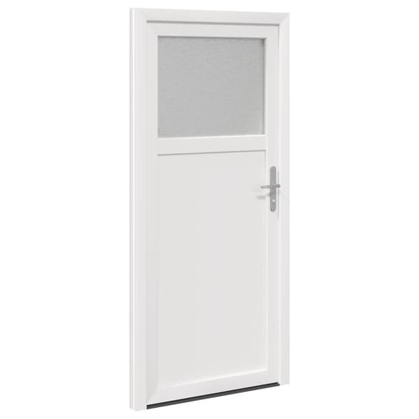 Sidentré Dörr Vit 98 x 198 cm PVC