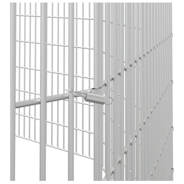 Husdjursbur 10-panel 54x60 cm galvaniserat järn