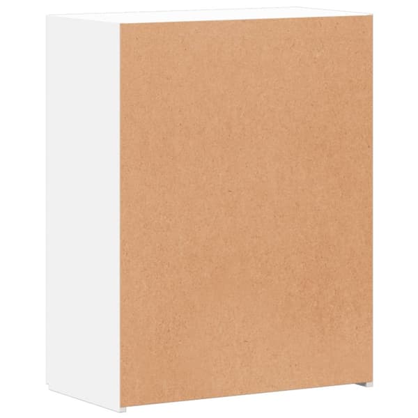 Dokumentskåp vit 60x32x77,5 cm konstruerat trä