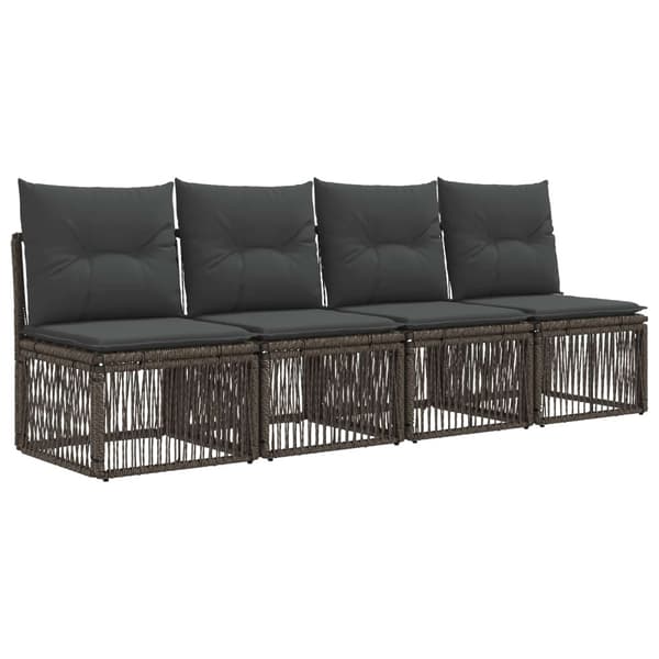 Trädgårdsoffset 13 pcs Grå konstrotting