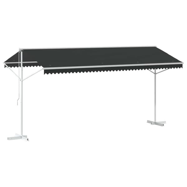 Fristående markis Antracit 5 x 3 m Polyester