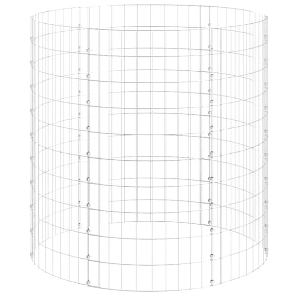 Kompost Ø100x100 cm galvaniserat stål