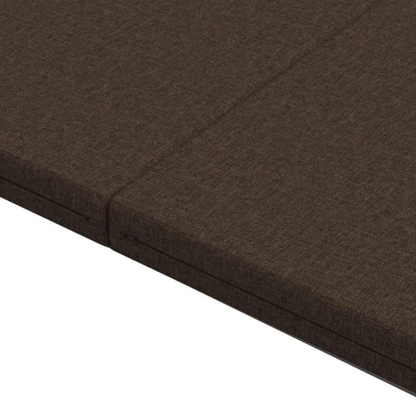 Fällbar Soffbed 140 x 67 x 45 cm Taupe