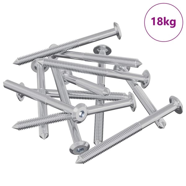 Möbelskruvar 1400 pcs Silver Stål